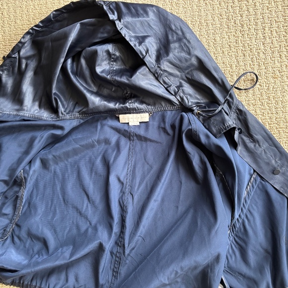 Stella McCartney Navy Blue Cropped Anorak Jacket - Picture 2 of 7